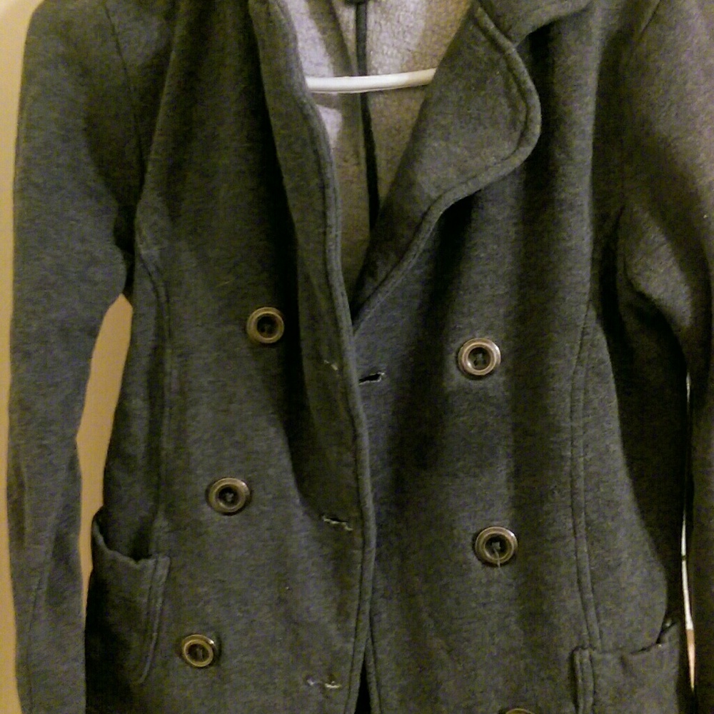 Stretchy gray soft jacket